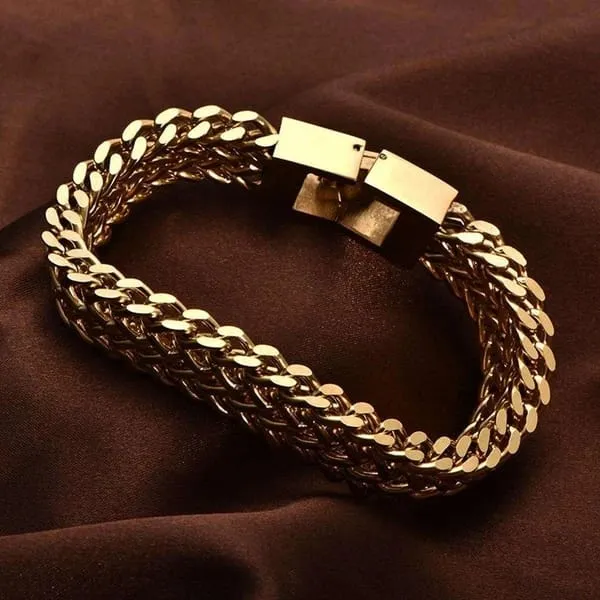 Premium_Gold-Tone_Wide_Woven_Chain_Bracelet_for_Men_&_Boys_–_Luxury_Multi-Layer_Link_Bracelet_with_Box_Clasp