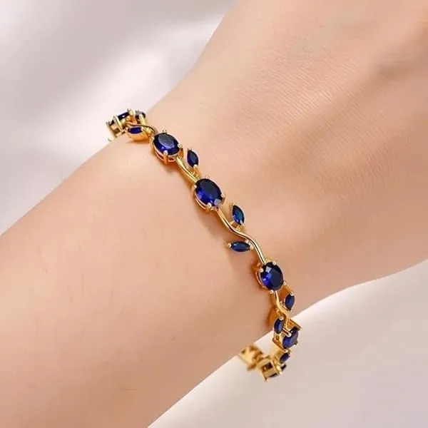 Elegant_Blue_Crystal_Floral_Vine_Bracelet_for_Women_&_Girls_–_Gold-Tone_Leaf_Design_Stone_Studded_Fashion_Bracelet