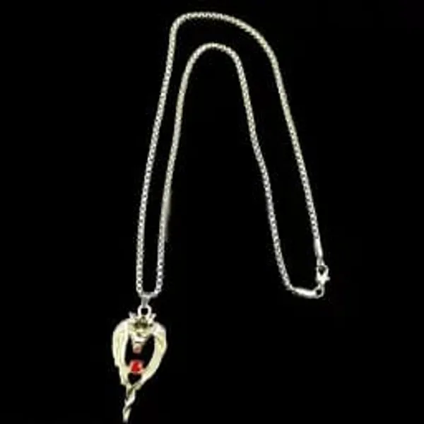 Silver_Stainless_Steel_Lockets_Chain_Pendant_For_Men
