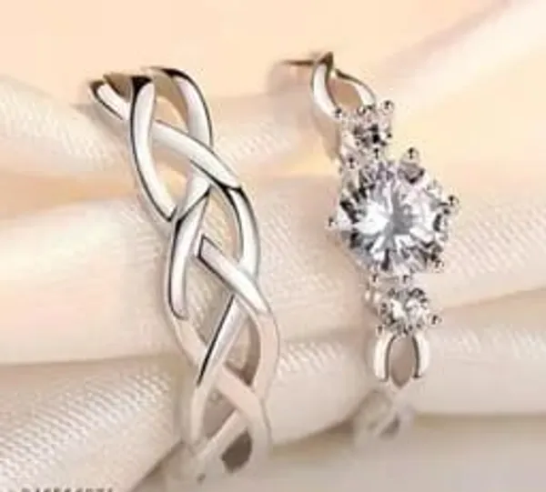 Silver_Stainless_Steel_Smea_Bejeweled_Ring_For_Women_(Pack_Of_2)