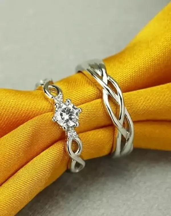 Silver_Stainless_Steel_Smea_Bejeweled_Ring_For_Women_(Pack_Of_2)