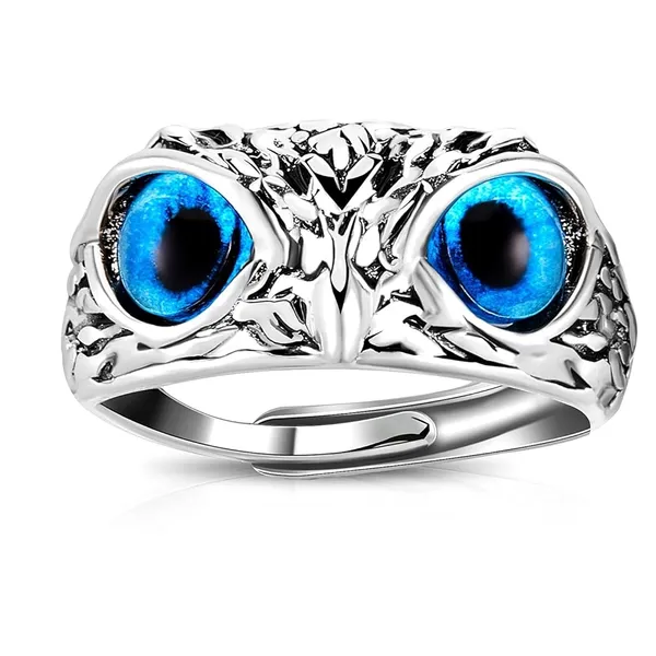 Multicolor_Stainless_Steel_Trendy_Stylish_Fashionable_Crystal_Glasses_3D_Owl_Eye_Eagle_Claw_Ring_For_Men