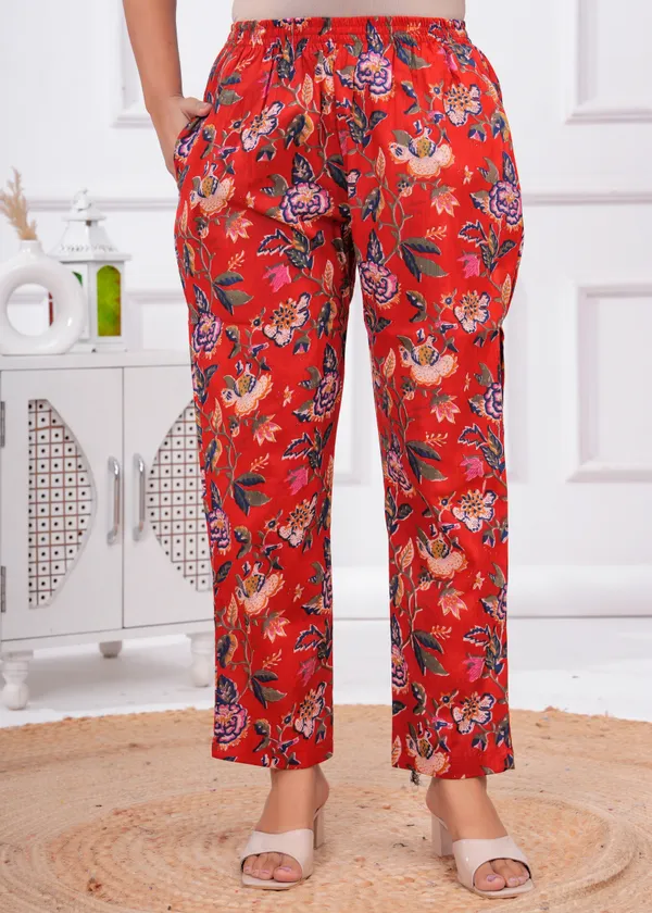 Deep_Carmine_Pink_Collar_Pure_Cotton_Printed_Co-Ords_Set_For_Women