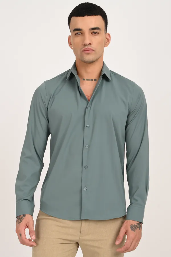 Bluish_Grey_Plain_Full_Sleeve_Shirt