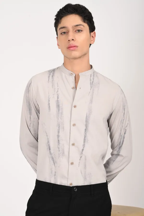 Beige_Imported_Print_Regular_Shirts_For_Men