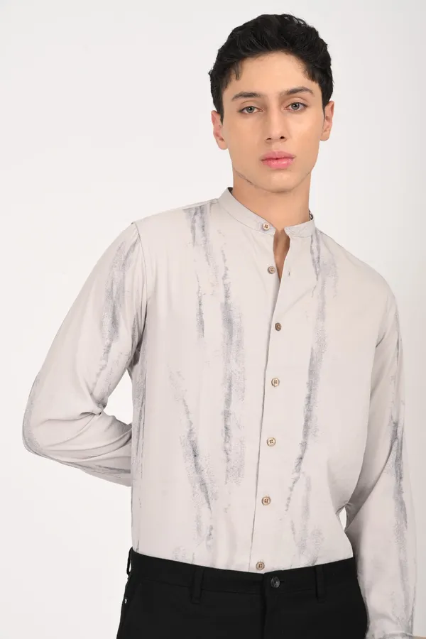 Beige_Imported_Print_Regular_Shirts_For_Men