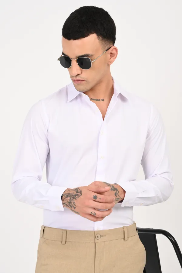 Titan_White_Plain_Full_Sleeve_Shirt