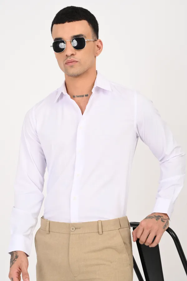 Titan_White_Plain_Full_Sleeve_Shirt