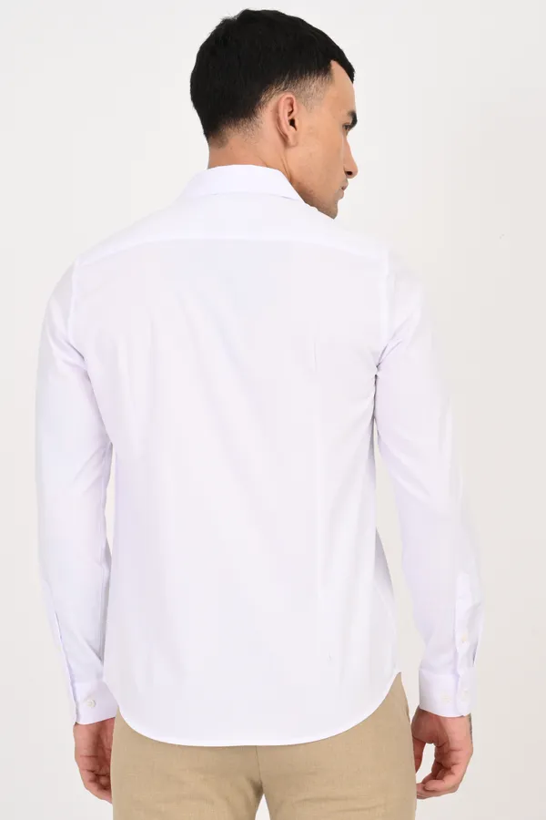 Titan_White_Plain_Full_Sleeve_Shirt