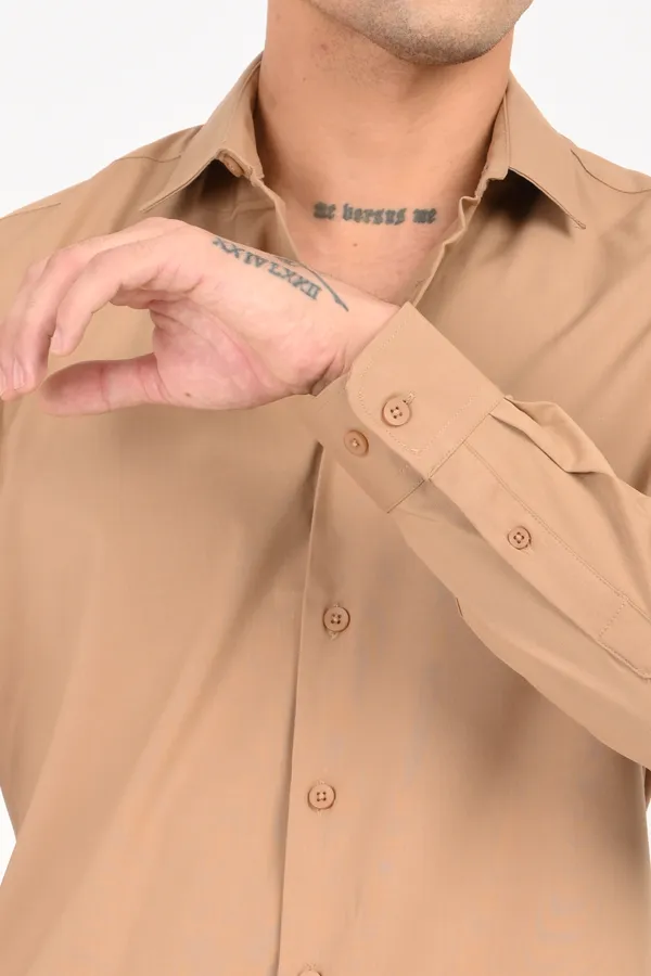 Very_Light_Brown_Plain_Full_Sleeve_Shirt