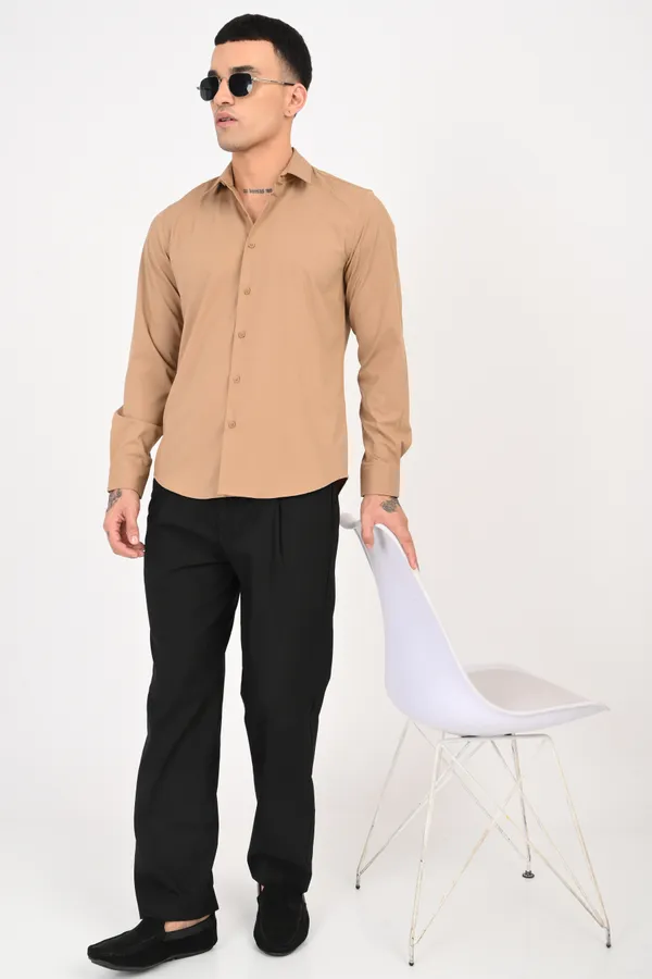 Very_Light_Brown_Plain_Full_Sleeve_Shirt