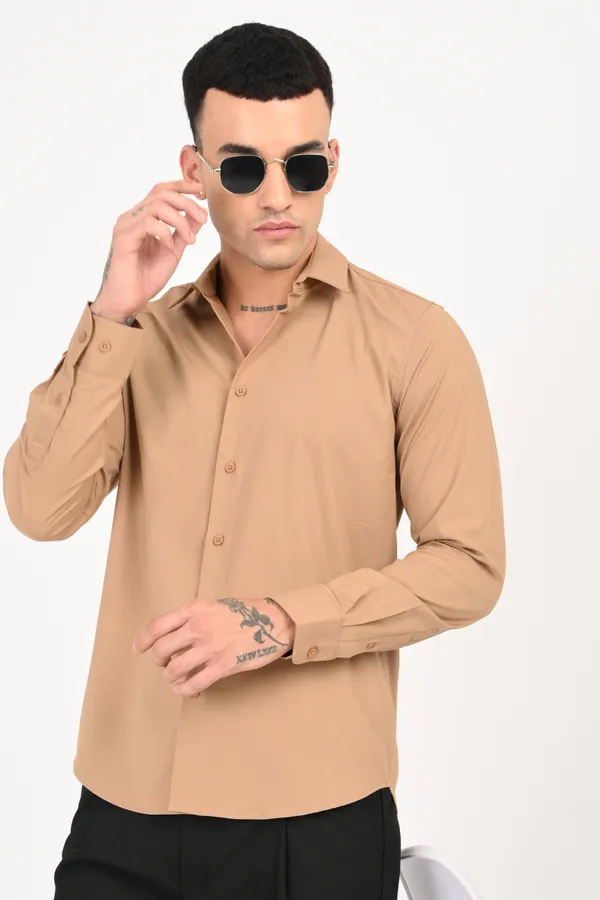 Very_Light_Brown_Plain_Full_Sleeve_Shirt