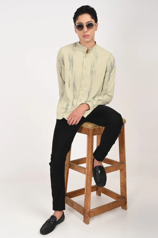 Beige_Imported_Print_Regular_Shirts_For_Men