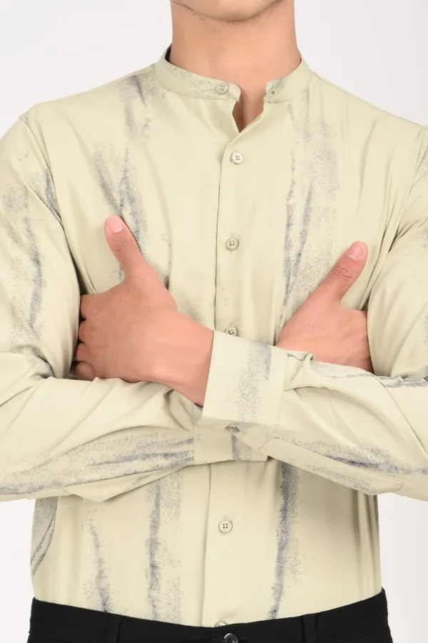 Beige_Imported_Print_Regular_Shirts_For_Men