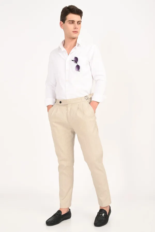 Cream_Cotton_Regular_Trouser_For_Men