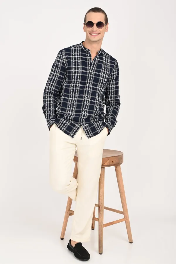 Elegant_Pure_Cotton_Regular_Shirts_For_Men