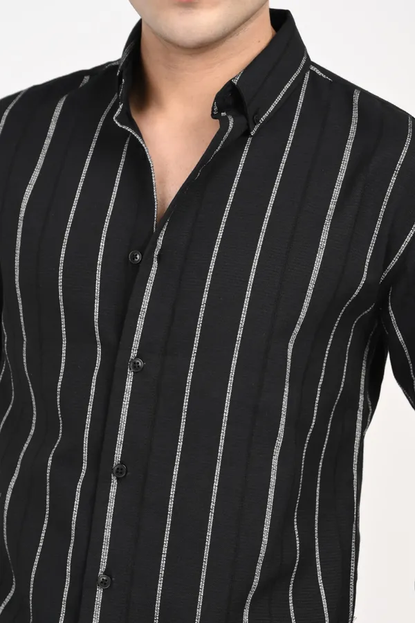 Black_Cotton_Relaxed_Fit_Striped_Shirt_For_Men