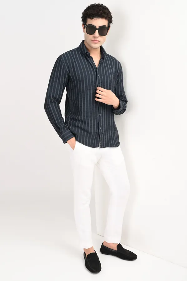 Black_Cotton_Relaxed_Fit_Striped_Shirt_For_Men