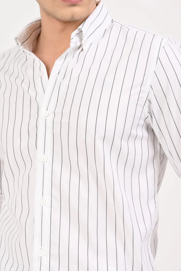 White_Cotton_Relaxed_Fit_Striped_Shirt_For_Men