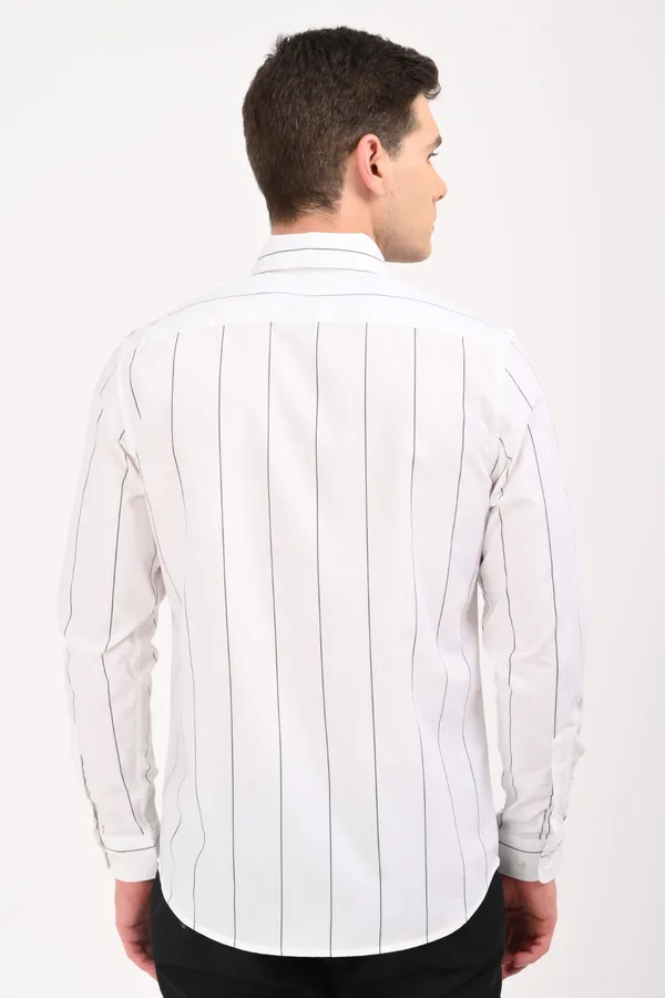 White_Cotton_Relaxed_Fit_Striped_Shirt_For_Men