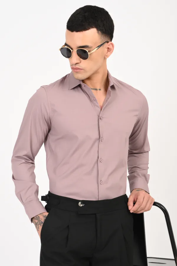 Pinkish_Red_plain_regular_fit_full_sleeve
