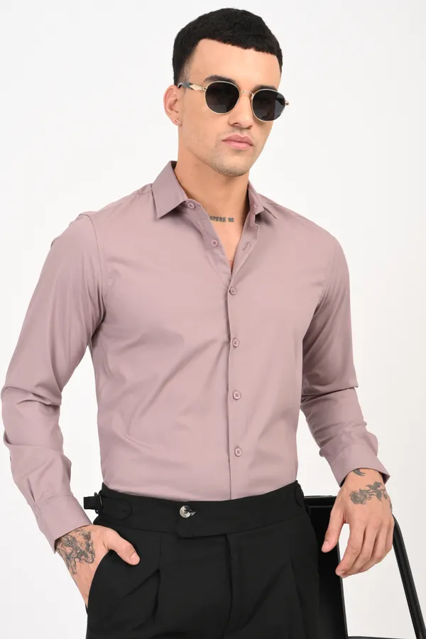 Pinkish_Red_plain_regular_fit_full_sleeve
