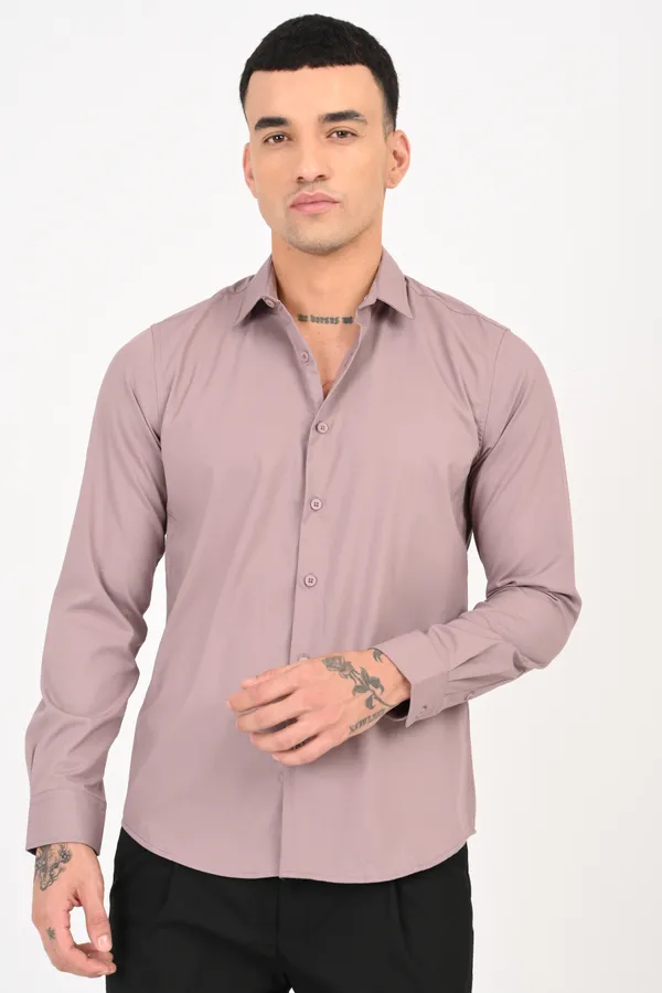 Pinkish_Red_plain_regular_fit_full_sleeve