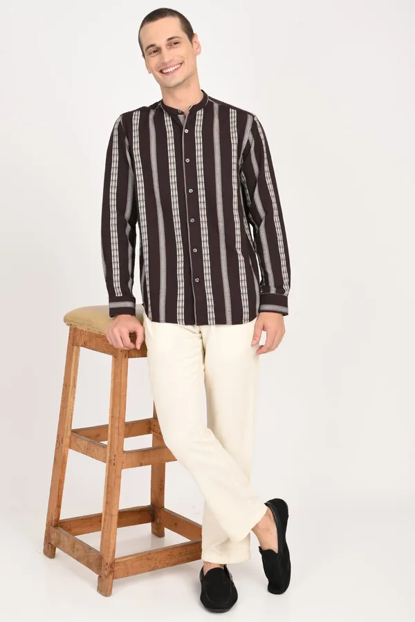 Elegant_Pure_Cotton_Regular_Shirts_For_Men