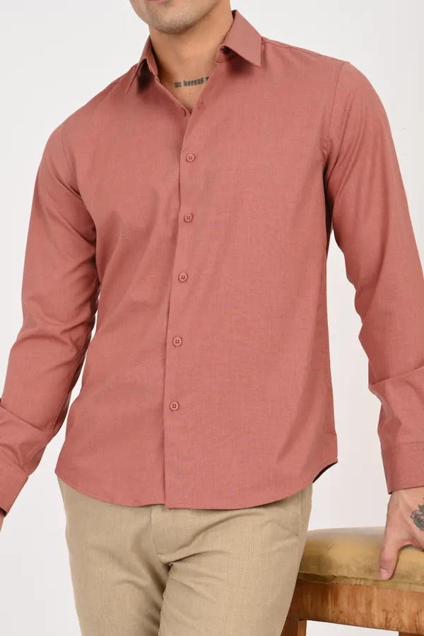Brownish_Pink_Plain_Full_Sleeve_Shirt