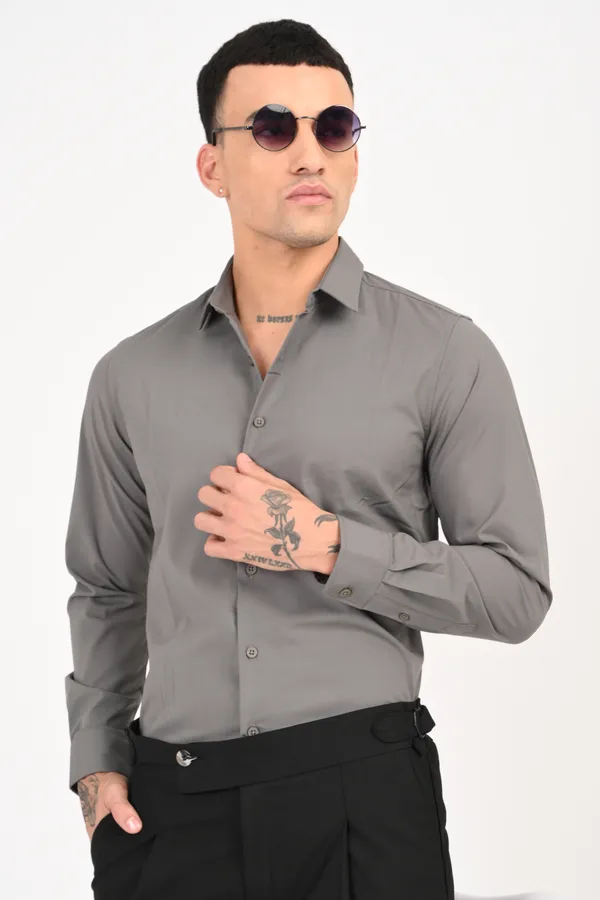 Dusty_Grey_Plain_Regular_Full_Sleeve