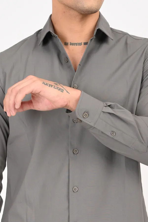 Dusty_Grey_Plain_Regular_Full_Sleeve