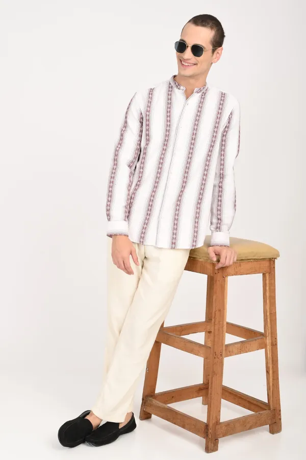 Elegant_Pure_Cotton_Regular_Shirts_For_Men