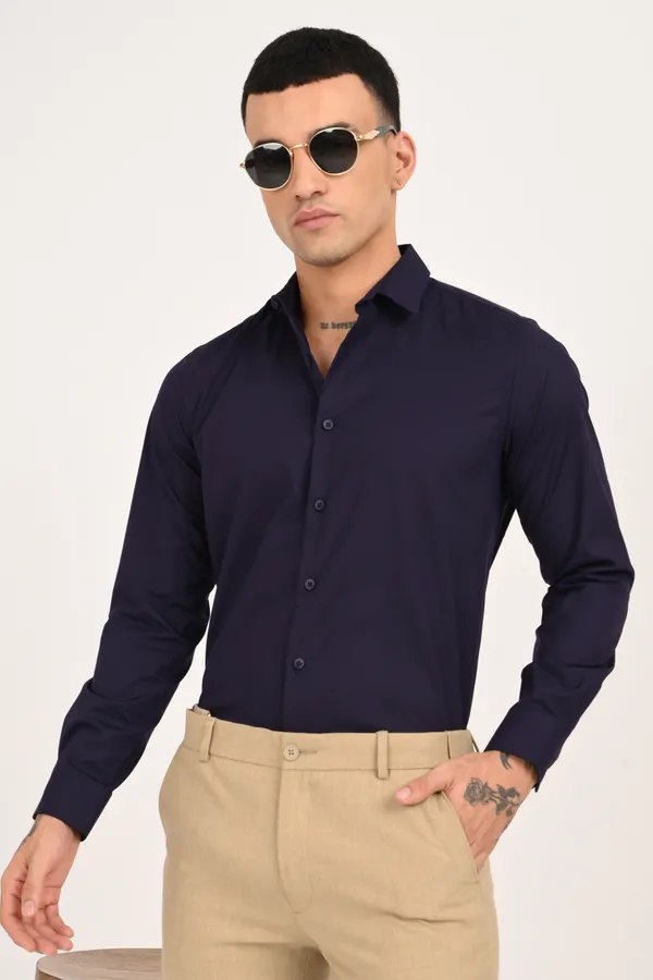 Bluish_Purple_Plain_Full_Sleeve_Shirt