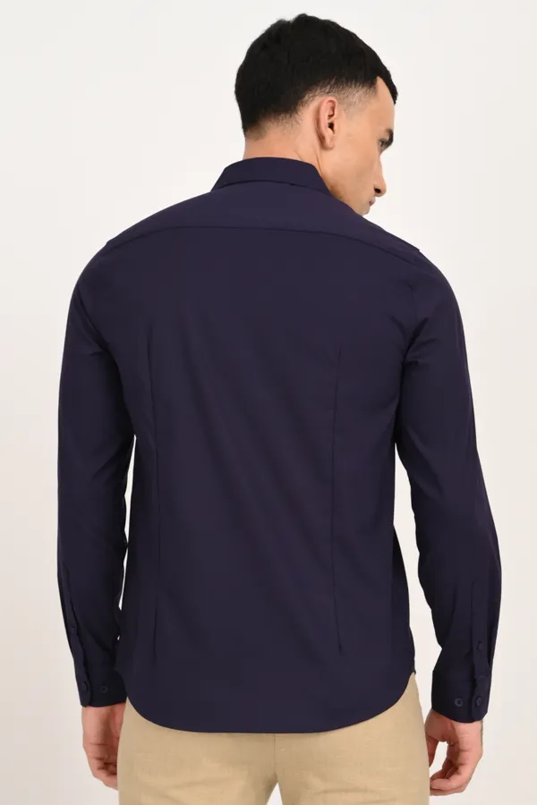 Bluish_Purple_Plain_Full_Sleeve_Shirt