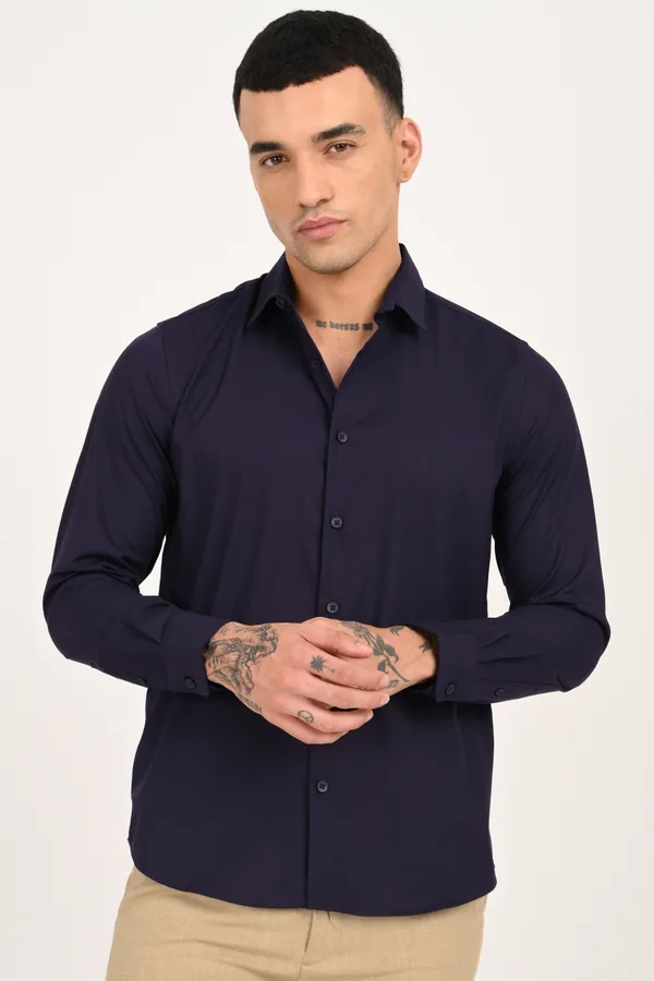 Bluish_Purple_Plain_Full_Sleeve_Shirt