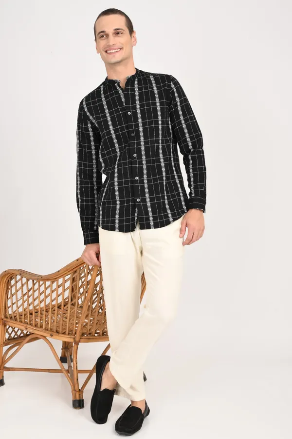 Elegant_Pure_Cotton_Regular_Shirts_For_Men