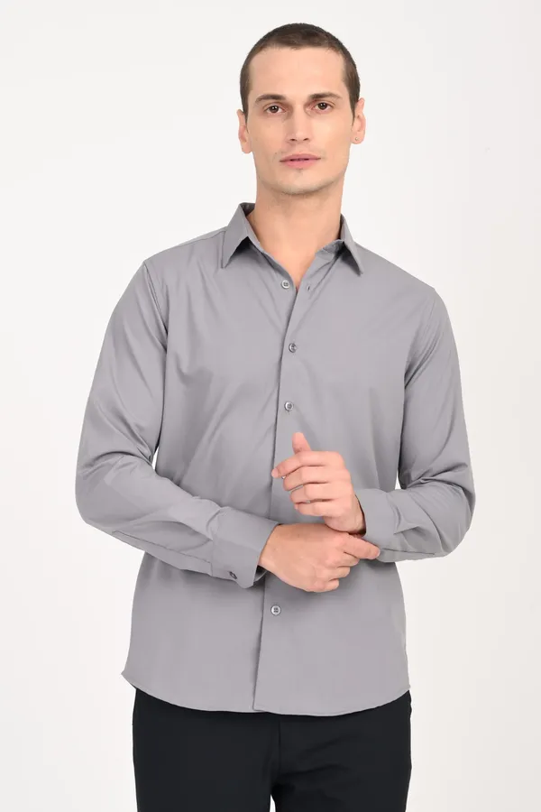 Grey_Cotton_Regular_Shirts_For_Men