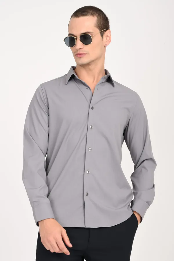 Grey_Cotton_Regular_Shirts_For_Men