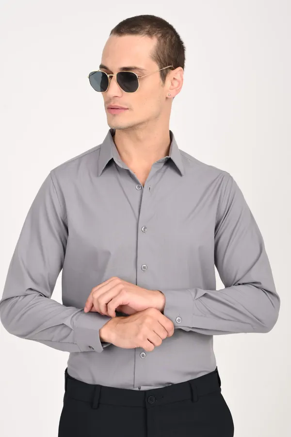 Grey_Cotton_Regular_Shirts_For_Men