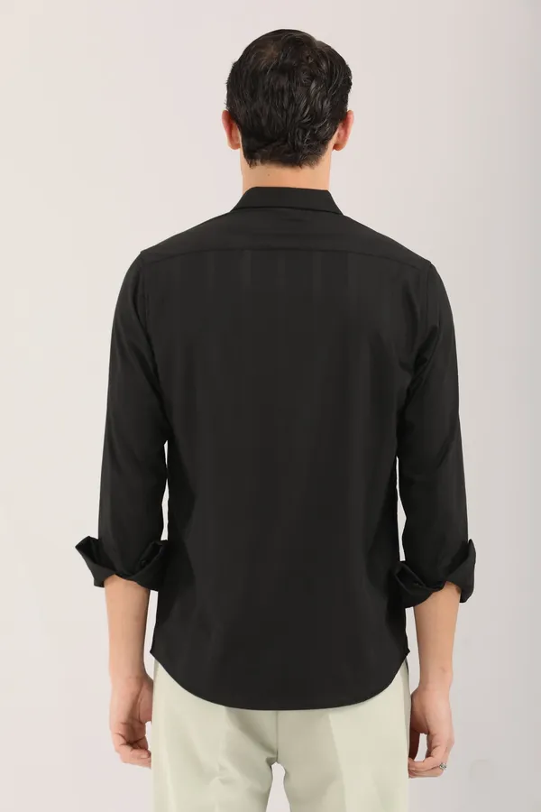 Black_Self_Stripe_Full_Sleeve_Shirt