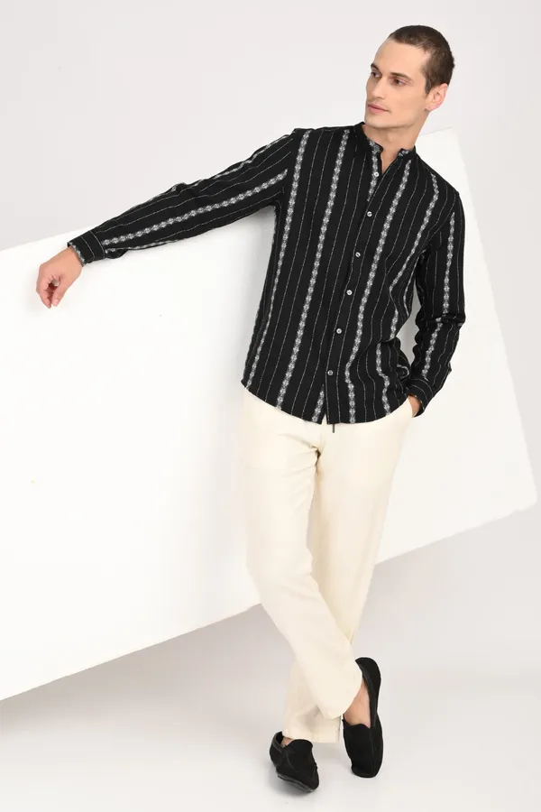 Elegant_Pure_Cotton_Regular_Shirts_For_Men