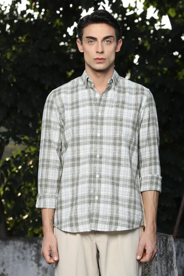 Classic_Green_Checkered_Full_Sleeve_Shirt