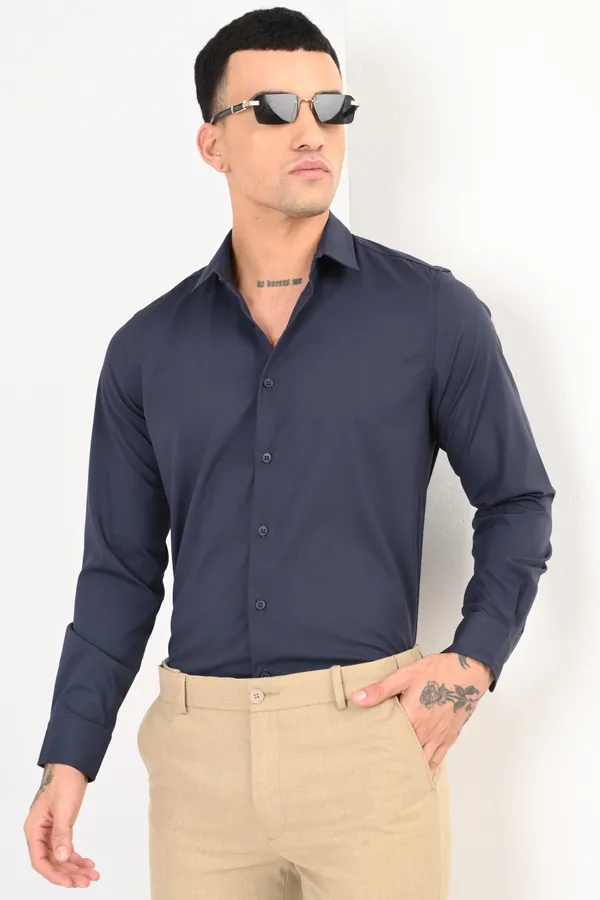 Tealish_Blue_Plain_Full_Sleeve_Shirt