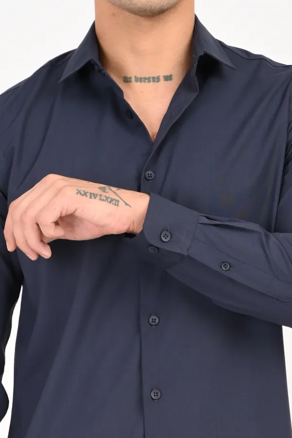 Tealish_Blue_Plain_Full_Sleeve_Shirt