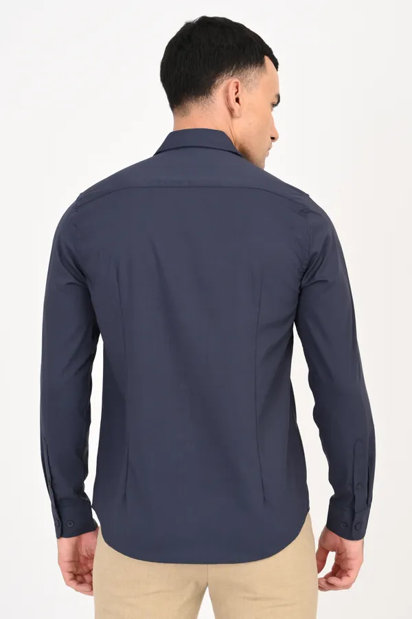 Tealish_Blue_Plain_Full_Sleeve_Shirt