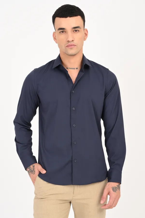 Tealish_Blue_Plain_Full_Sleeve_Shirt