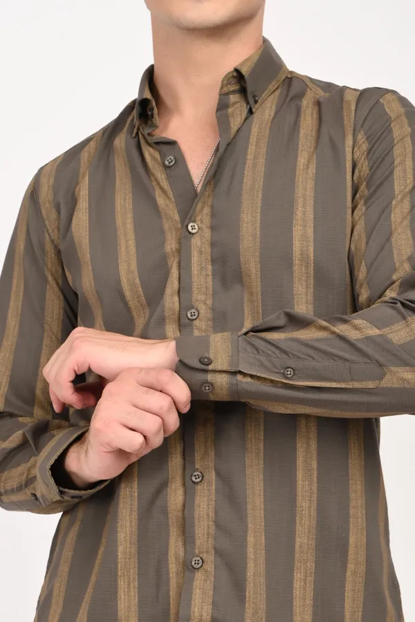 Brown_Cotton_Regular_Shirts_For_Men