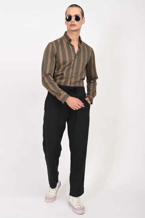 Brown_Cotton_Regular_Shirts_For_Men