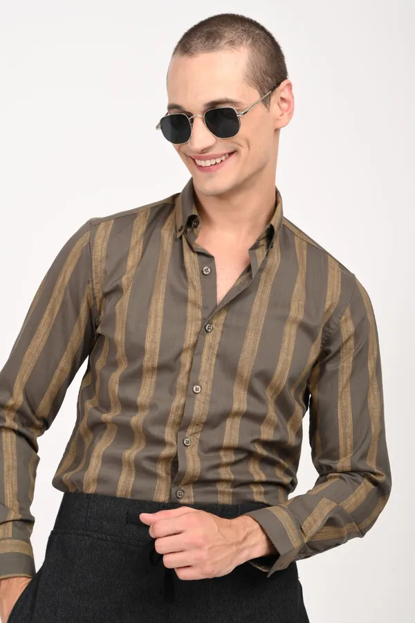 Brown_Cotton_Regular_Shirts_For_Men