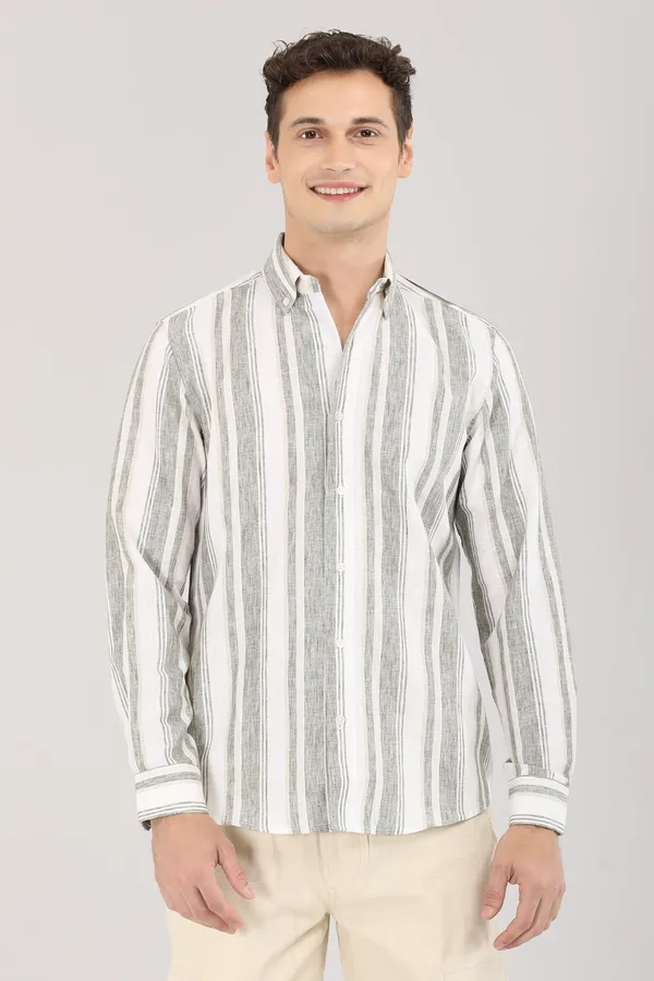 Green_And_White_Stripes_Full_Sleeve_Shirt
